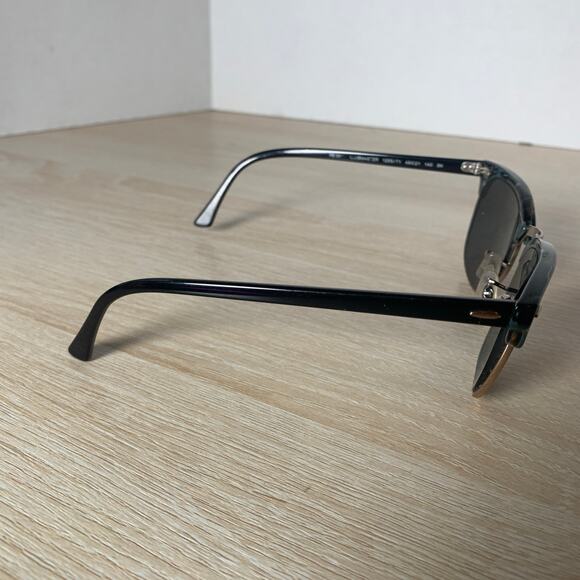 Ray-Ban RB3016 Clubmaster 1255/71 Sunglasses FRAMES ONLY Spotted Gray 49-21-140 - Picture 9 of 9
